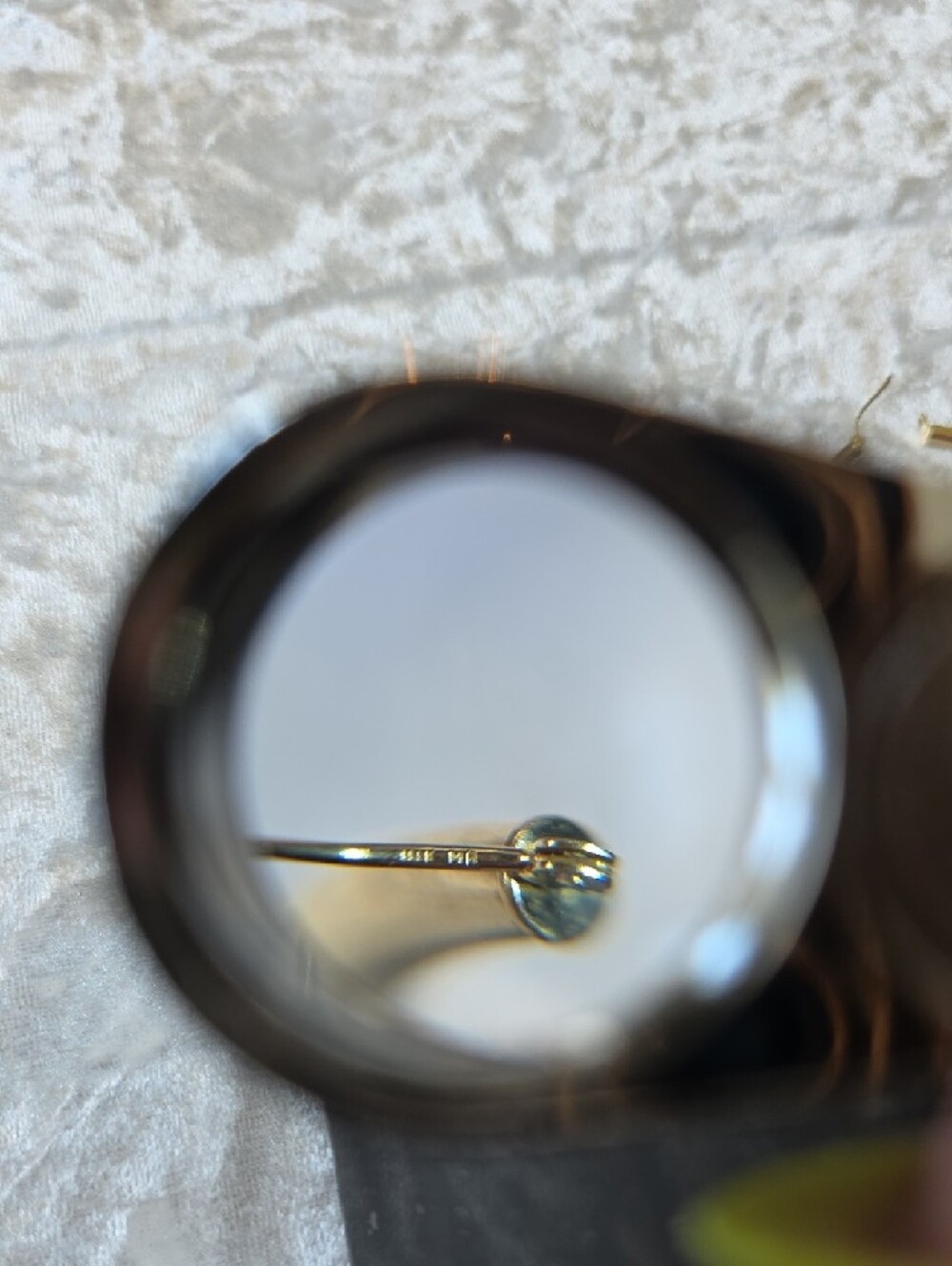 14kt Gold Hollow Hoop Earrings - Classic - Picture 8 of 11